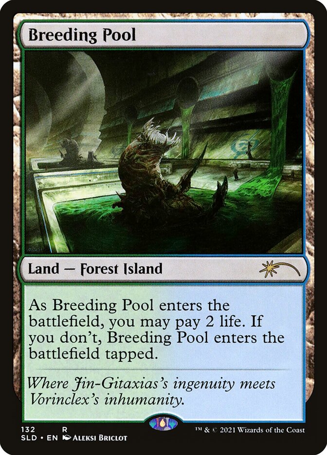 Breeding Pool [SLD #132] - Magic: The Gathering Card