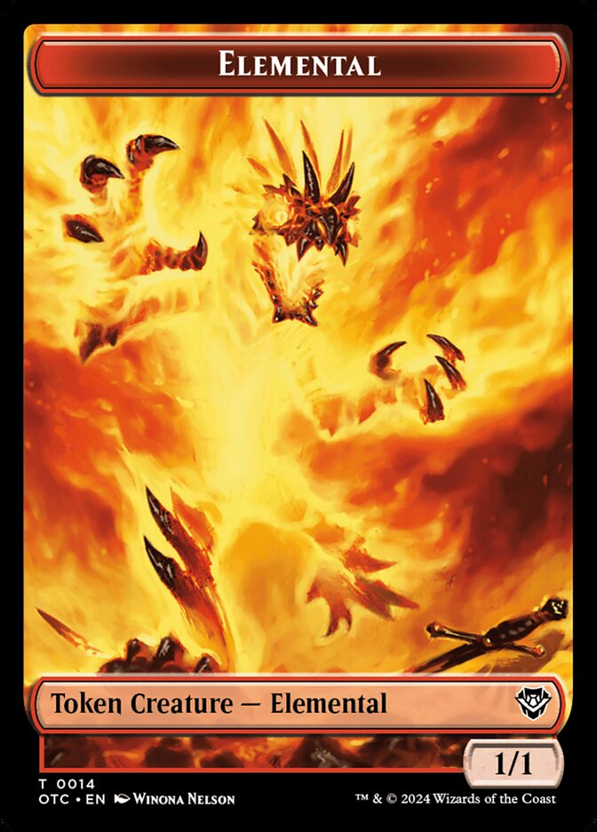 1/1 Elemental Token