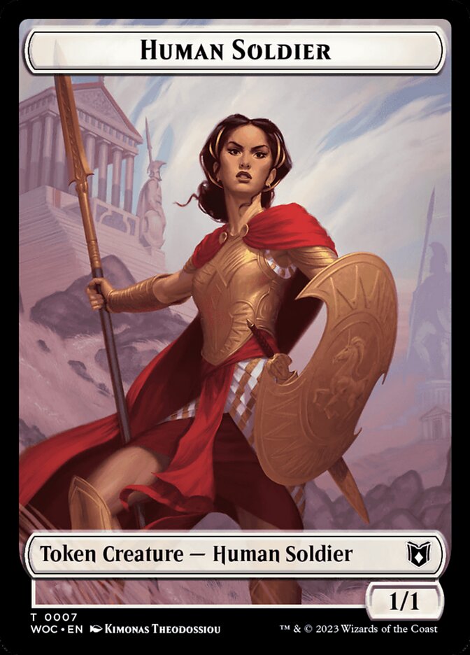 1/1 Human Soldier Token