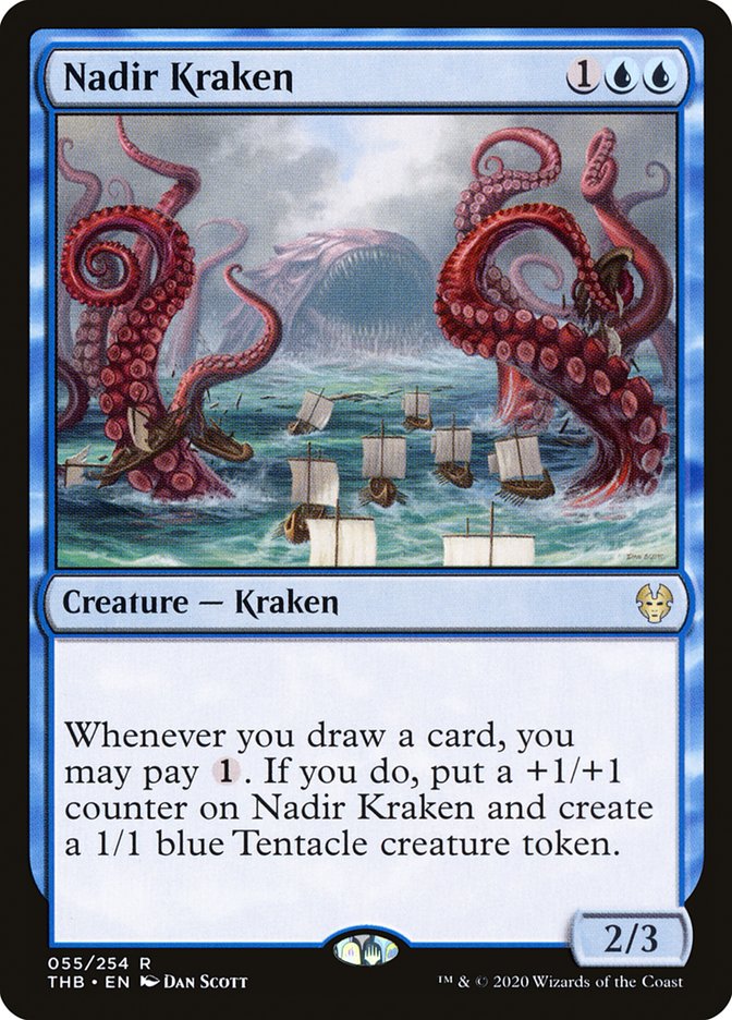 Nadir Kraken Thb 55 Magic The Gathering Card