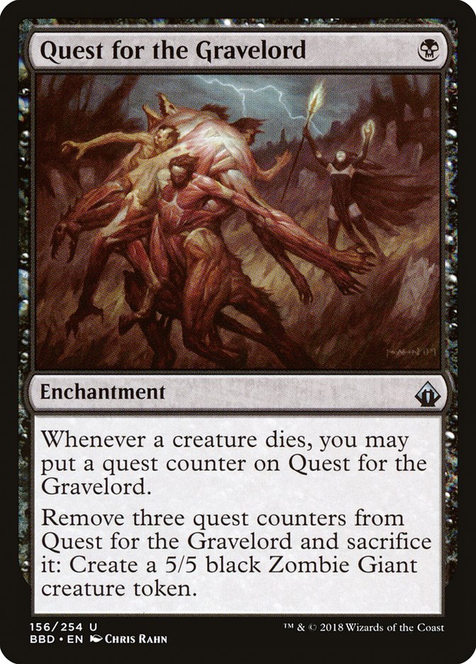 Quest for the Gravelord [BBD 156] Magic The Gathering Card