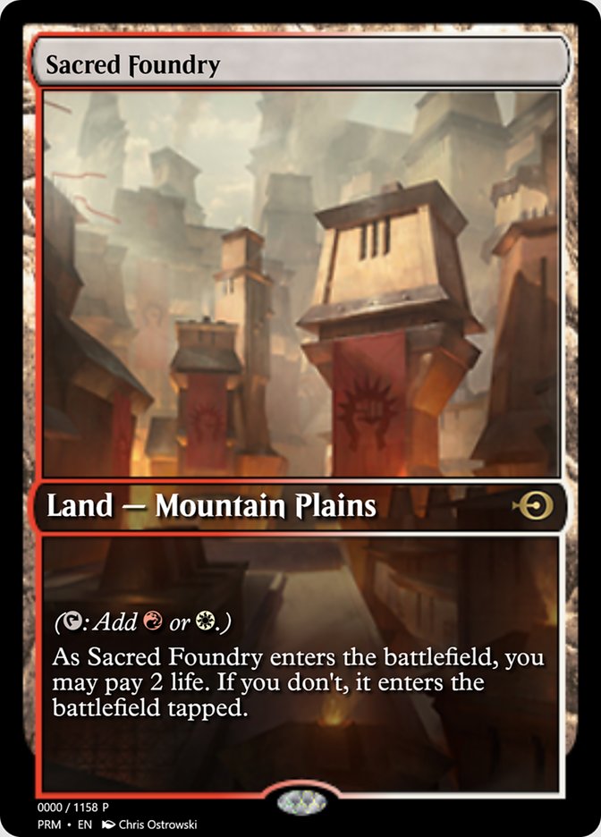 Sacred Foundry [PRM #72309] - Magic: The Gathering Card