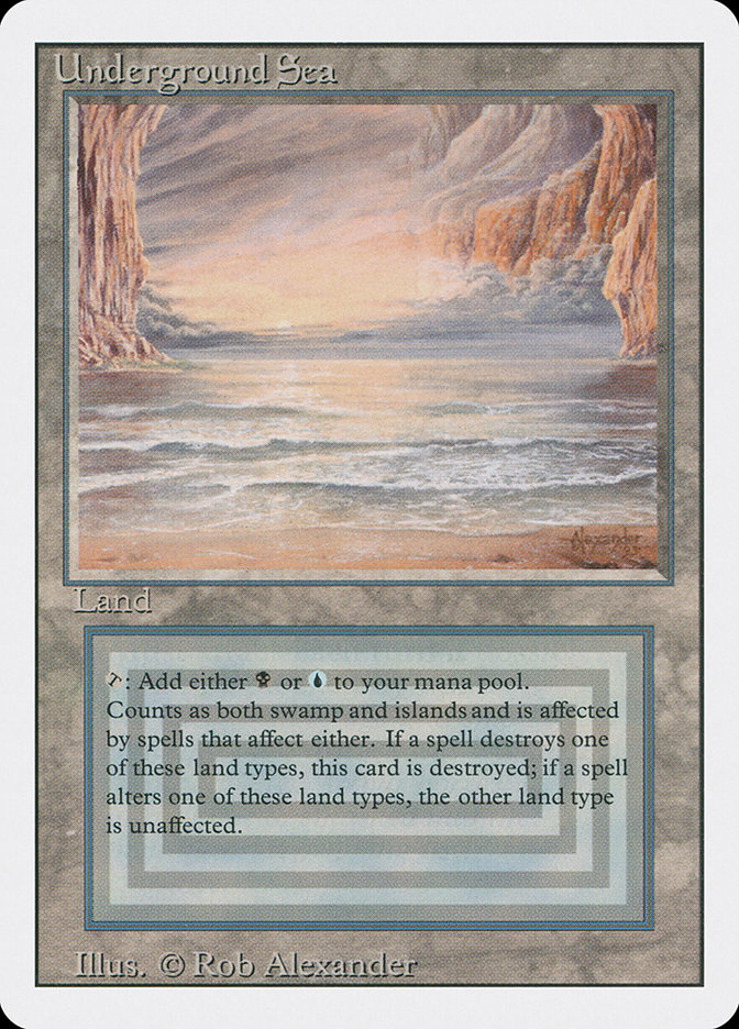 Underground Sea [3ED #290] - Magic: The Gathering Card