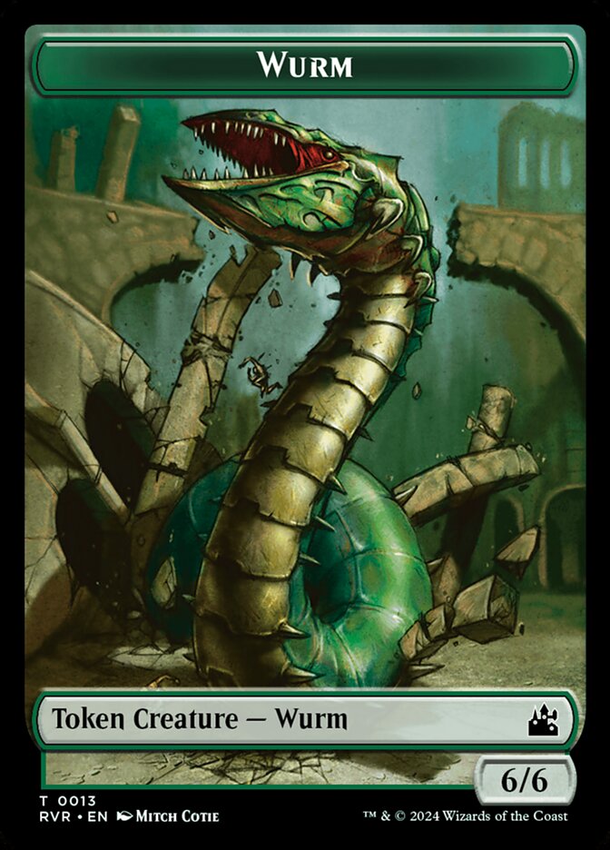 6/6 Wurm Token