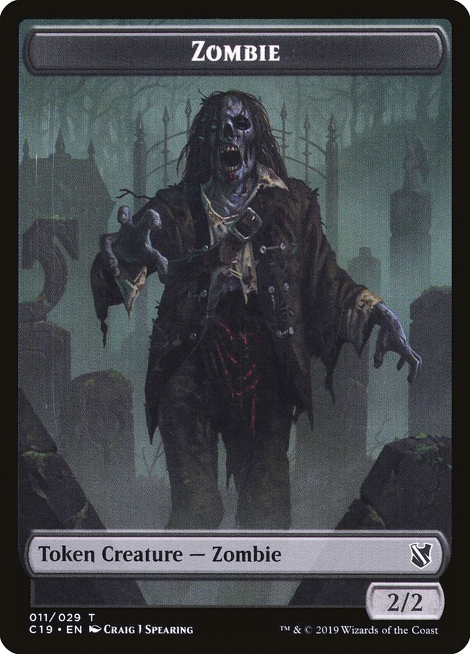 2/2 Zombie Token